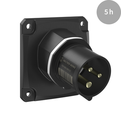 Walther Werke CEE NEO Anbaugerätestecker schräg 16A 3P 5h FW713305SK