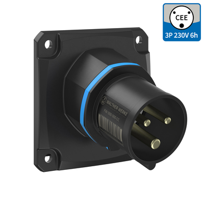 Walther Werke CEE NEO Anbaugerätestecker schräg 16A 3P 6h FW713306SK