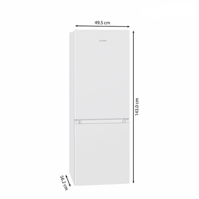 Bomann DA Kühl/Gefrierkombi 50cm,165L KG 322.1 weiß