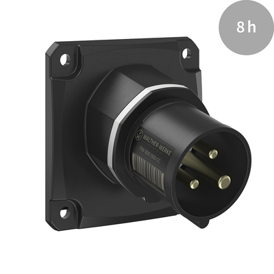 Walther Werke CEE NEO Anbaugerätestecker schräg 16A 3P 8h FW713308SK