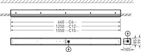 Trilux LED-Einbauleuchte 840, weiß 4401 G2 C15 #8182340