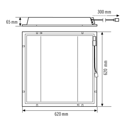 ESYLUX LED-Lichtsystem M625 840 QUADRO-S #EQ10132469