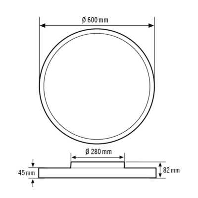 ESYLUX LED-Deckenleuchte SVENJACL #EO10850653