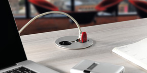 Bachmann Steckdoseneinheit TWIST schwarz 1xSchutz.,2xKeystone 931.001