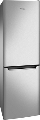 Amica Kühl/Gefrierkombi 144cm,Edelstahloptik KGCL 384 155-1 E
