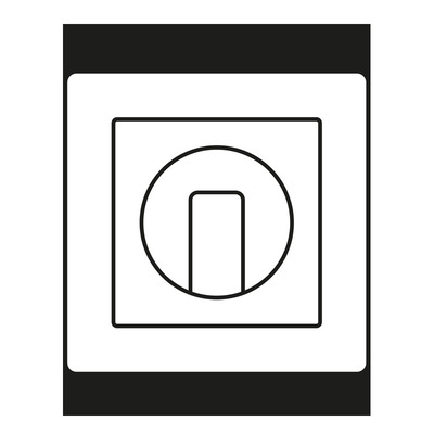 Jung Abdeckung, volle Platte für Drehschalter AS 1541