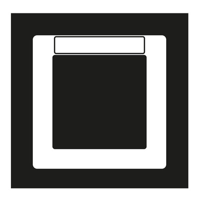 Jung Rahmen, 1-fach ch senkr. sprühnebeldi.Fenster AS 581 BF INA WW