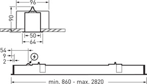 Trilux Lichtsystem Einbauleuchte 830, weiß Fn7C14DIL35-830ET01