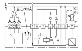 Eberle Controls Klimaregler 15-30C, AC230V KLR-E 52722