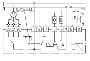 Eberle Controls Klimaregler 15-30C, AC230V KLR-E 52724