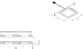 Hera LED-Einbauleuchte edelstahloptik Dynamic #20203165008