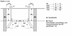 Siemens MDA MultiDoorKühl/Gefrierkombi IQ700 KF96RSBEA