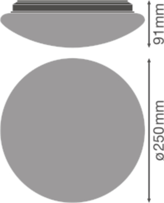 Ledvance LED-Wand-/Deckenleuchte 3000K SFCIRC.250 13W 3000K