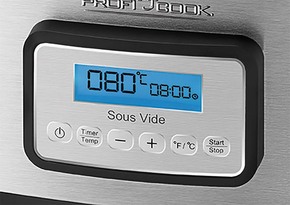 PROFI COOK Sous-Vide-Garer PC-SV1112 sw/inox