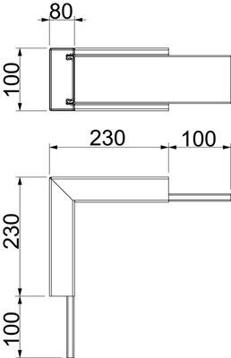 OBO Bettermann Vertr Inneneck m Brandschutzgewebe PLM IC 0810 RW