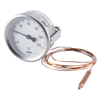 Jumo Zeigerthermometer 0-120°C,Fernlei.1,5m 00491078