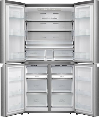 Hisense Gorenje MDA Kühl/Gefrierkombi Cross-Door RQ758N4SAIE