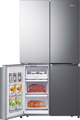 Hisense Gorenje MDA Kühl/Gefrierkombi Cross-Door RQ758N4SAIE