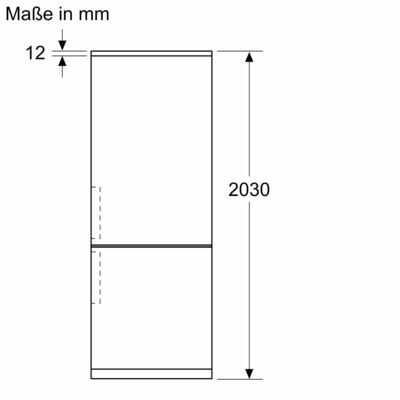 Bosch MDA Kühl/Gefrierkombi Serie 6 KGN49AIBT