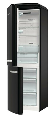 Gorenje Kühl/Gefrierkombi Retrodesign ONRK 619 DBK-L sw