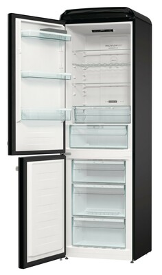 Gorenje Kühl/Gefrierkombi Retrodesign ONRK 619 DBK-L sw