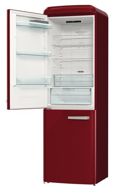 Gorenje Kühl/Gefrierkombi Retrodesign ONRK 619 DR-L burgun