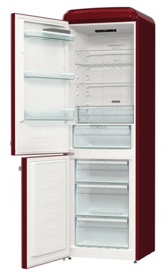 Gorenje Kühl/Gefrierkombi Retrodesign ONRK 619 DR-L burgun