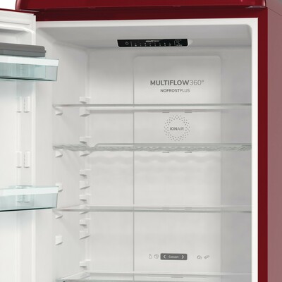Gorenje Kühl/Gefrierkombi Retrodesign ONRK 619 DR-L burgun