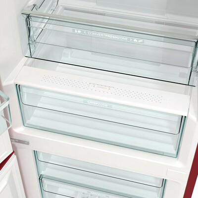 Gorenje Kühl/Gefrierkombi Retrodesign ONRK 619 DR-L burgun