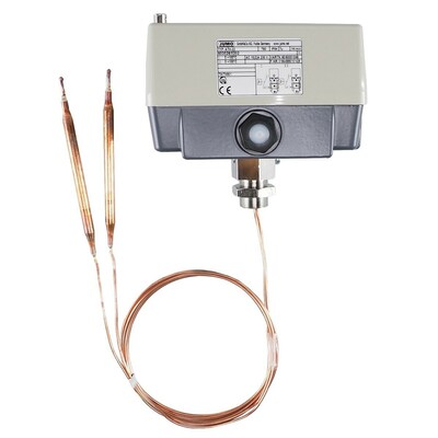 Jumo Doppelthermostat (TW/TW) 0-100°C,Fernleitg.1m 60001046