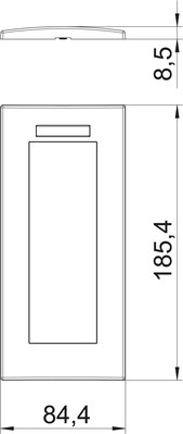 OBO Bettermann Vertr Abdeckrahmen Modul 45, 3-fach ch AR45-BSF3 RW