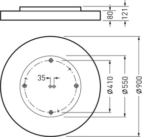 Trilux LED-Deckenleuchte HCL, DALI, weiß SolegraAct #7935162