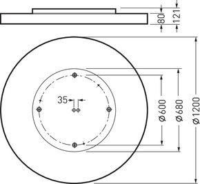 Trilux LED-Deckenleuchte HCL, DALI, weiß Solegra D4 #7935262