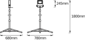 Ledvance LED-Arbeisleuchte 4000 K LED W #4058075213975