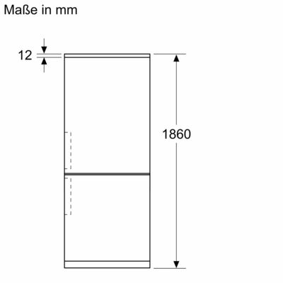 Siemens MDA Kühl/Gefrierkombi IQ300 KG36N2WCF
