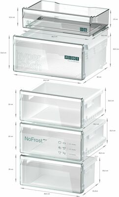 Siemens MDA Kühl/Gefrierkombi IQ300 KG36N2WCF