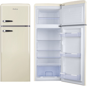 Amica Kühl/Gefrierkombi RETRODESIGN DTR 374 190 B