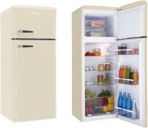 Amica Kühl/Gefrierkombi RETRODESIGN DTR 374 190 B