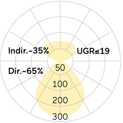 Lightnet LED-Pendelleuchte 3000K, schwarz BP5ABL-830H-D800-P