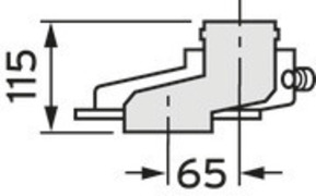 Vaillant Abgasausgleichsstück DN60/100PP 0020042773