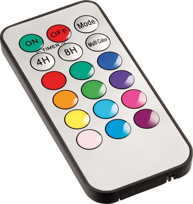 Hellum LED-Wachskerzen-Set weiß 3er RGB 571950 3-Set