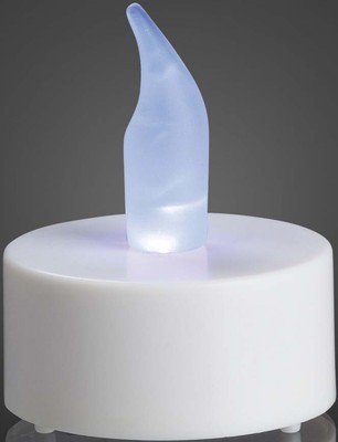 Hellum LED-Teelichter-Set weiß 2er RGB 520095 2-Set