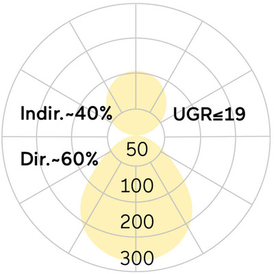 Lightnet LED-Anbauleuchte 4000K, silber BX1ASL-840M-D300