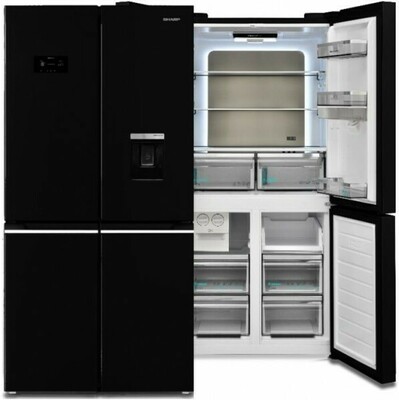 Sharp Kühl/Gefrierkombi SbS FrenchDoor SJ-NFA35IHDBD-EU