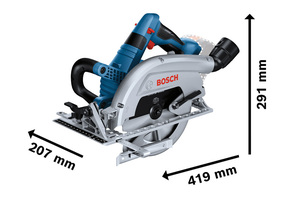 Bosch Power Tools Akku-Kreissäge GKS 18V-70 L (C) 06016B9000