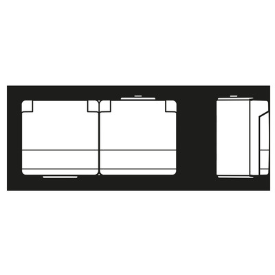 Jung SCHUKO-Steckdose 2-fach 16A 250V 622 NAWW