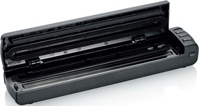 Severin Folienschweißgerät schwarz / Edelstahl FS 3601 sw/eds