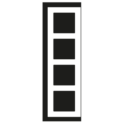 Jung Rahmen 4-fach anthrazit matt AC 584 BF ANM