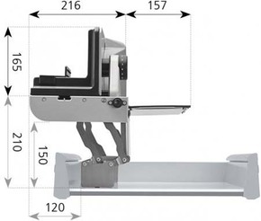 Ritterwerk EB-Multischneider Links Metallausführung AES 62 SLH si