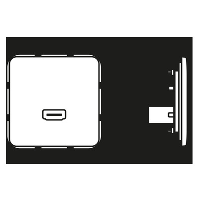 Jung Multimediadose HDMI alpinweiß MA CD 1112 WW